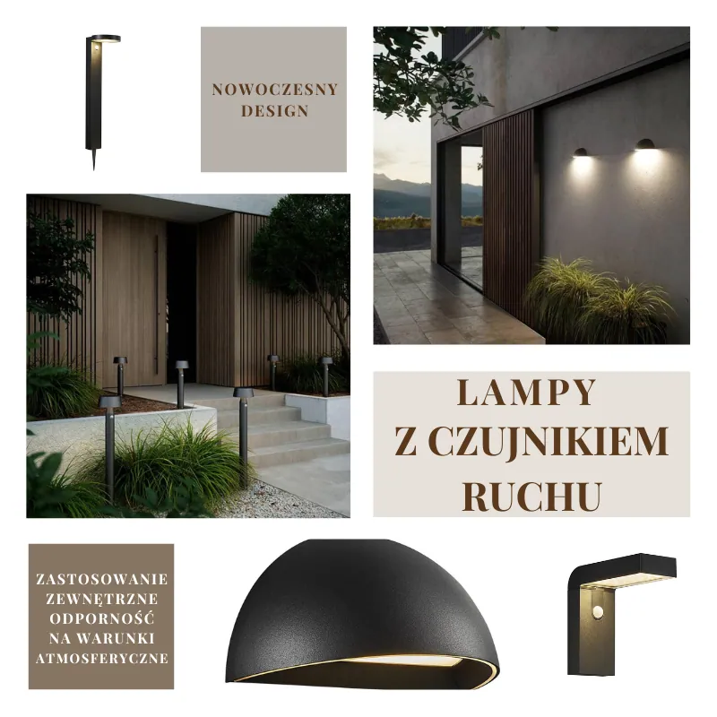 Lampy z czujnikiem ruchu, Natural Home Decor sklep internetowy
