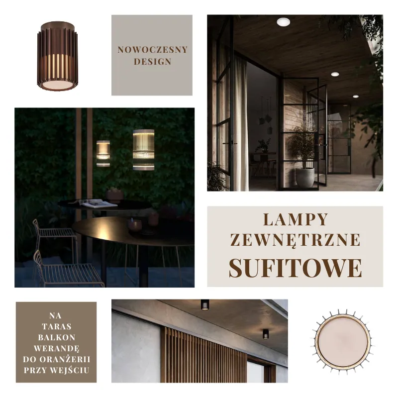 Lampy zewnętrzne sufitowe nordlux, sklep internetowy Natural Home Decor