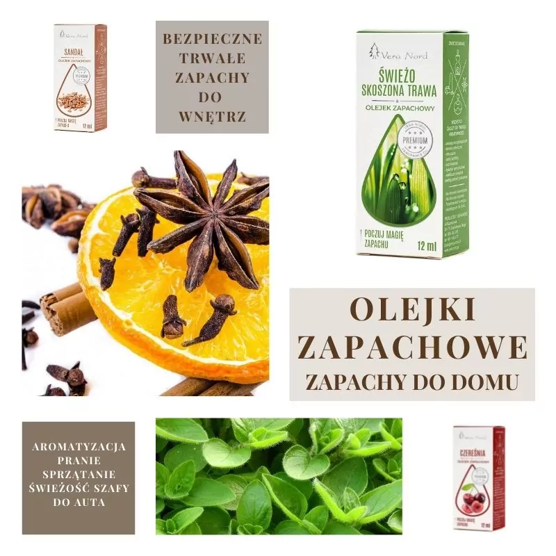 olejki zapachowe, zapachy do domu Natural Home Decor