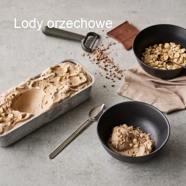 Lody orzechowe przepis
