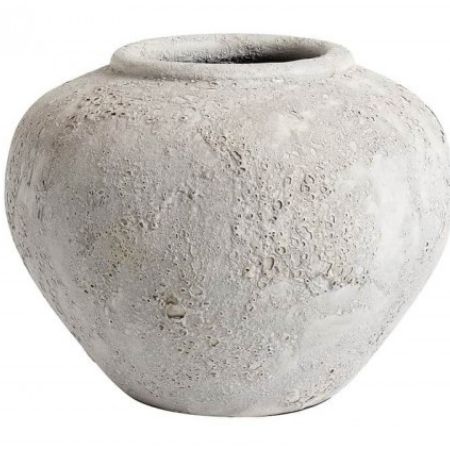 wazon szary natural home decor