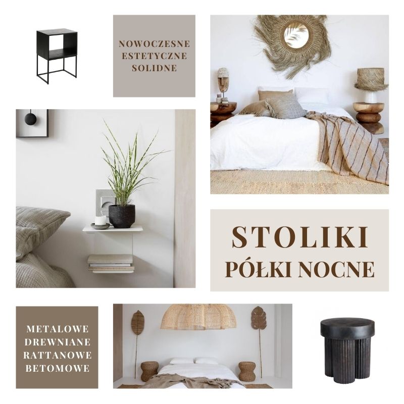 Stoliki nocne i półki nocne Natural Home Decor