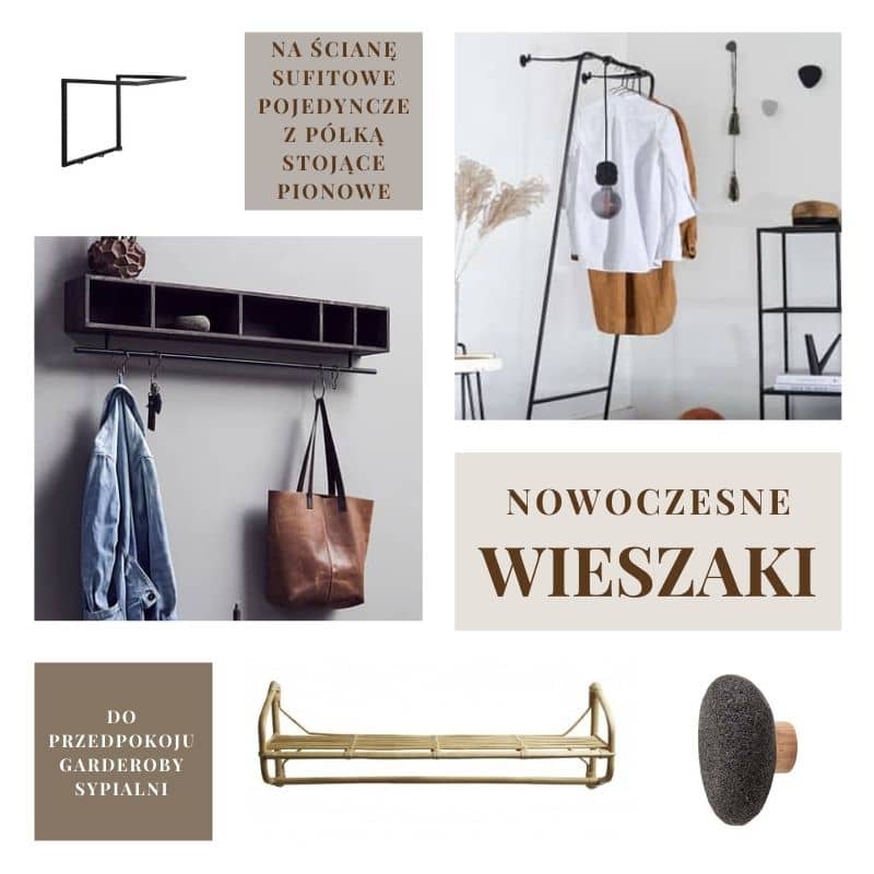 Wieszaki do przedpokoju i garderoby Natural Home Decor