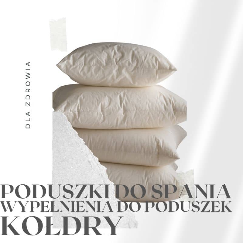 Poduszki do spania wypełnienia do poduszek i kołdry Natural Home Decor