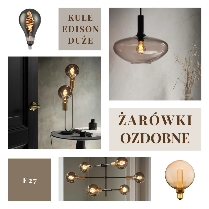 żarówki ozdobne - Natural Home Decor