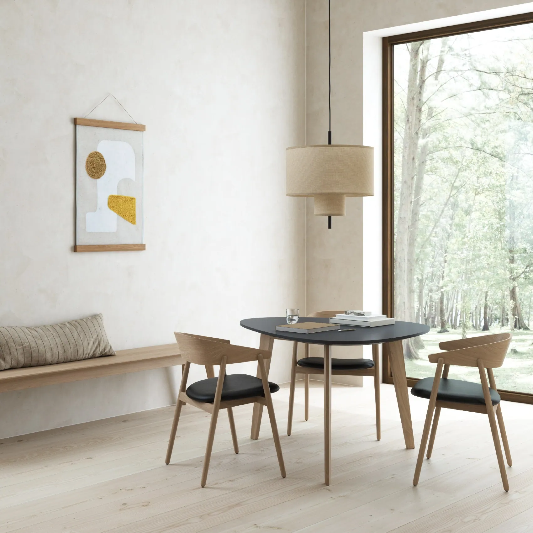 Nowoczesny stół asymetryczny, Natural Home Decor