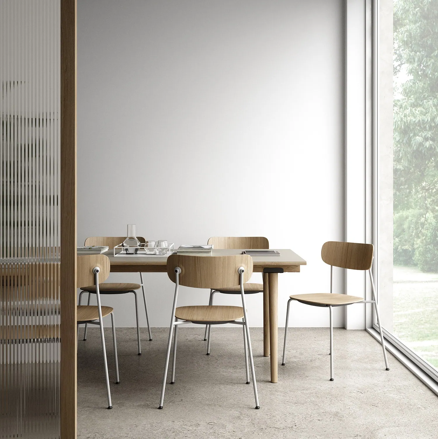 nowoczesne krzesło do jadalni drewnianę fornirowane, Andersen Furniture Natural Home Decor