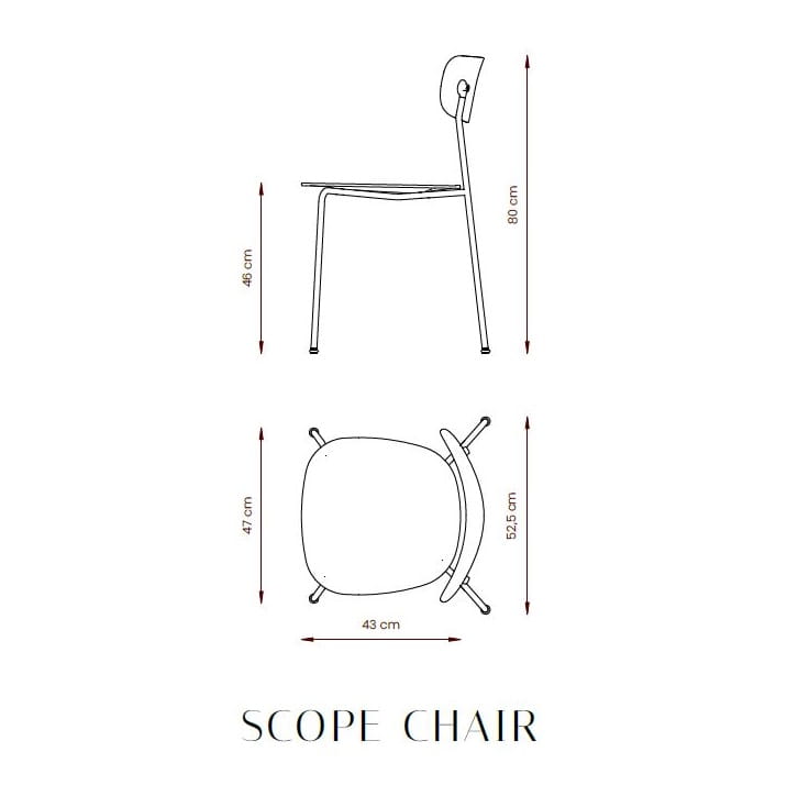 Designerskie krzesło drewniane Andersen Furniture Scope, naturalhomedecor