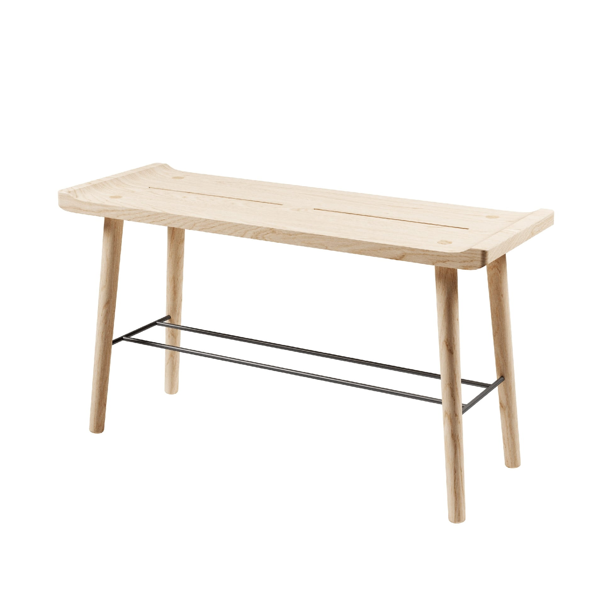 drewniana ławeczka do przedpokoju Scala Ekta Living, Natural Home Decor