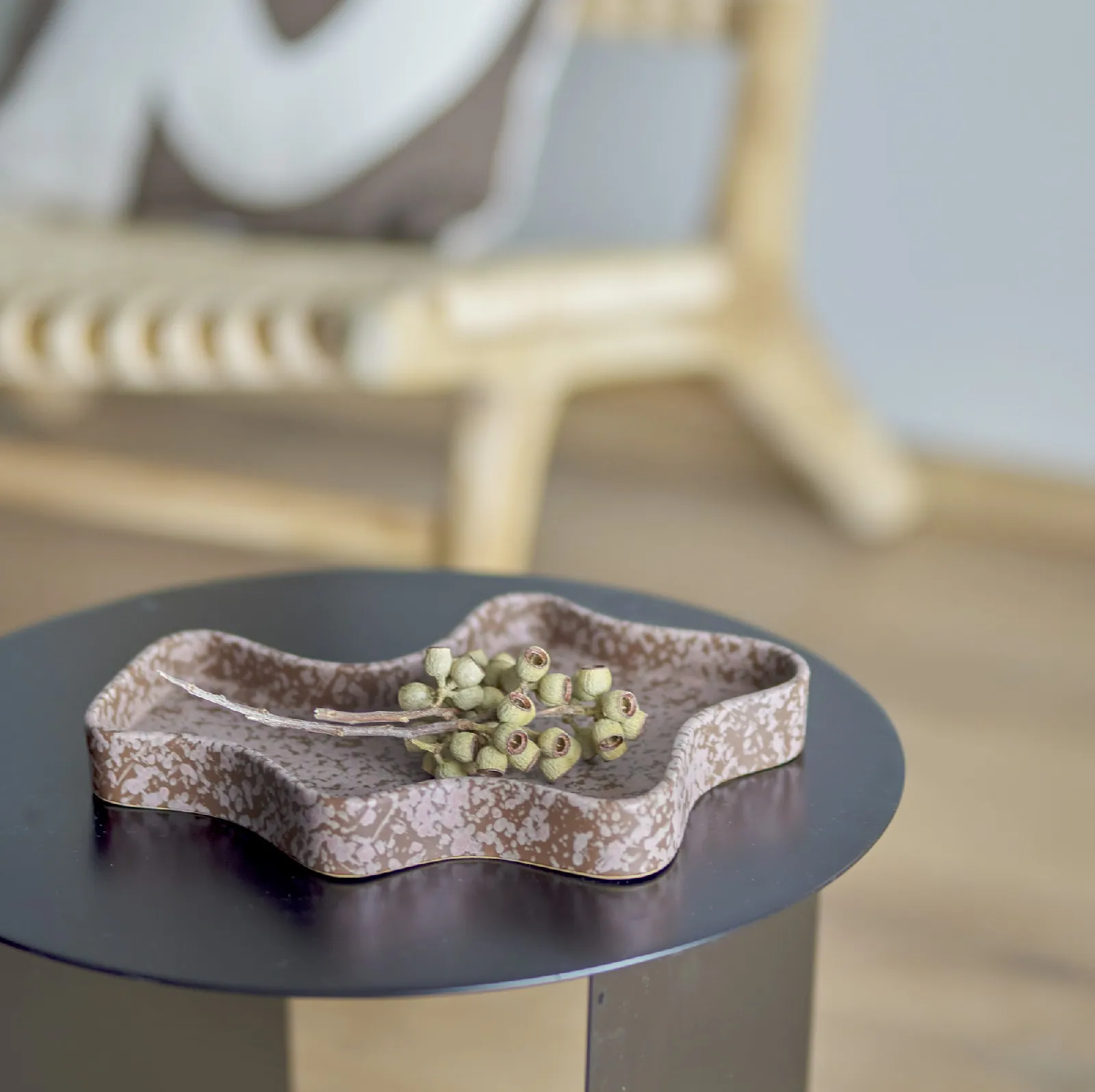 Bloomingville taca dekoracyjna organiczny kształt, sklep natural home decor