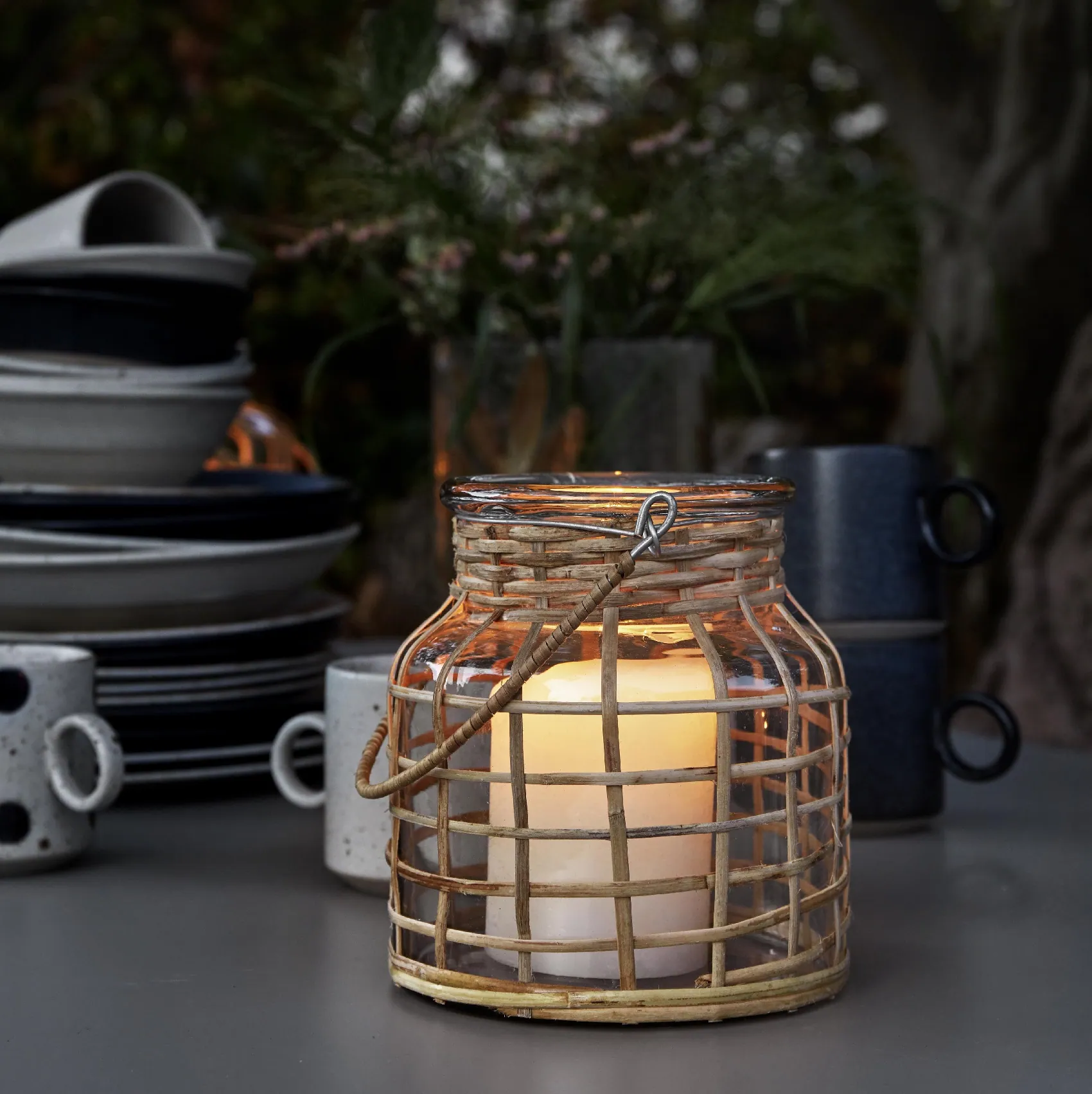 Lampion bambusowyNordal, sklep natural home decor