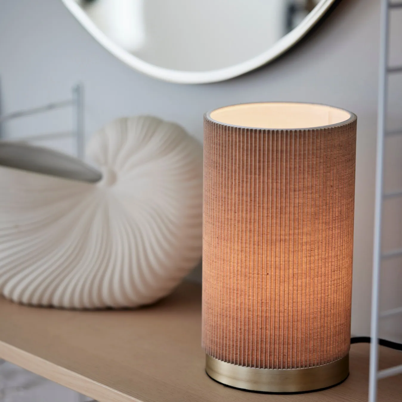 Lampa stołowa walec PR Home Dora, sklep natural home decor