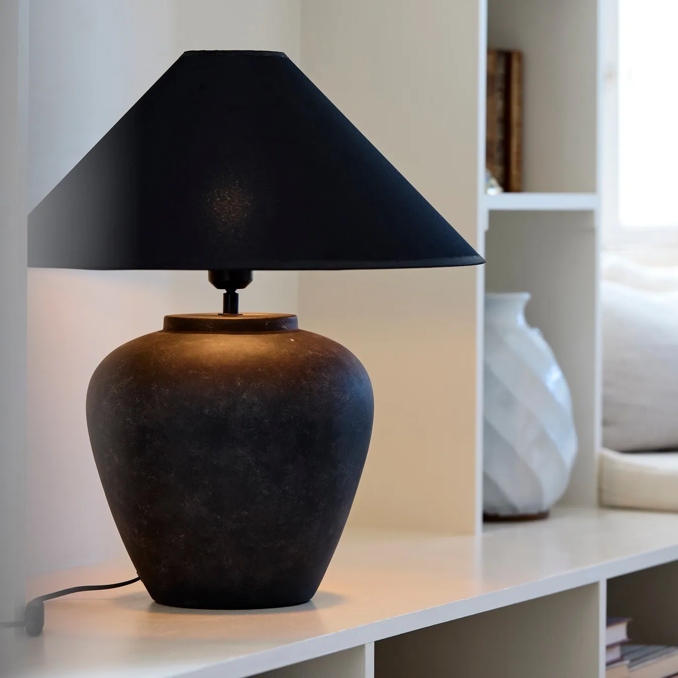 ceramiczna podstawa lampy stołowej, sklep natural home decor