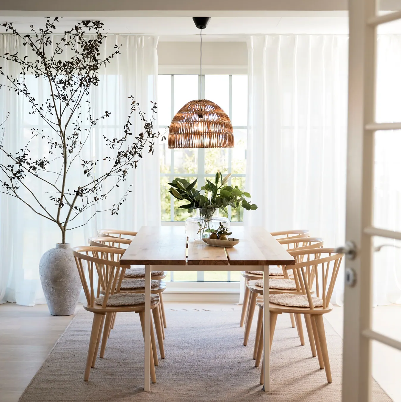 Lace Pr Home lampa wisząca rattanowa, sklep natural home decor