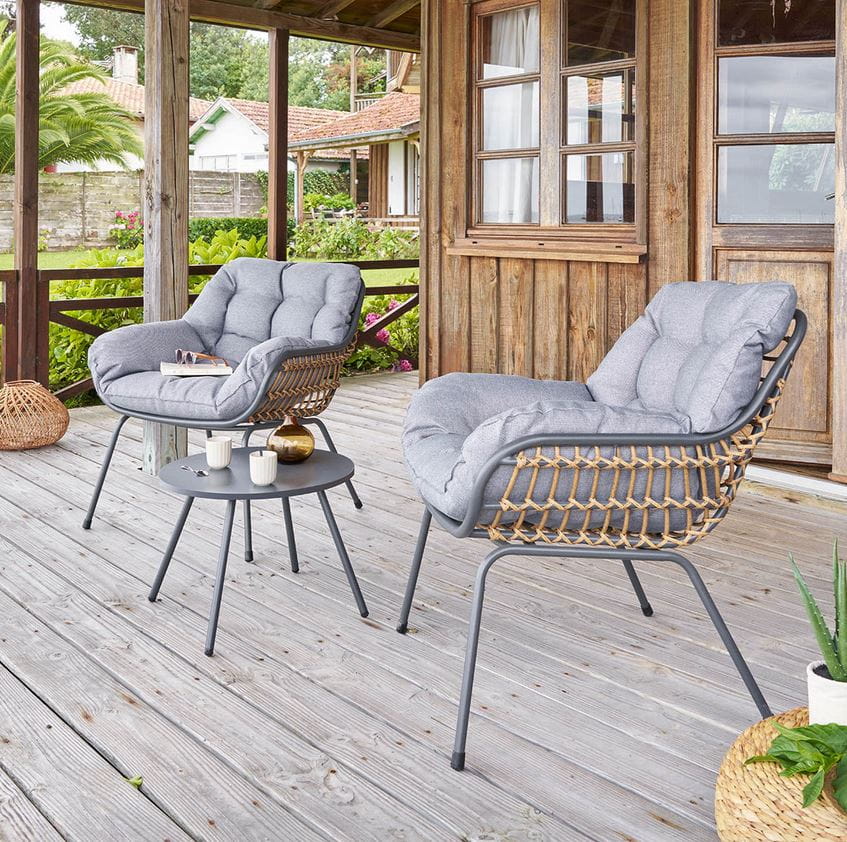krzesła ze stolikiem na balkon, sklep natural home decor