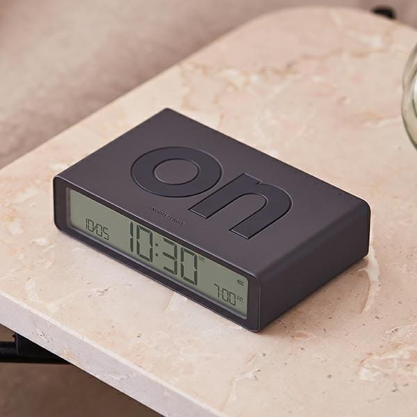 Lexon Flip Classic budzik dwustronny, sklep natural home decor