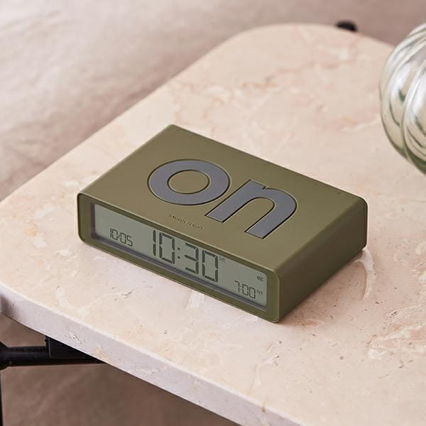 Lexon Flip Classic budzik, naturalhomedecor