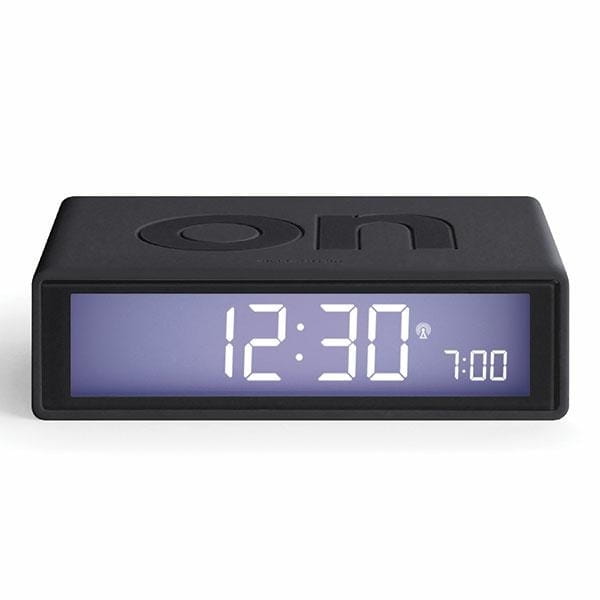 Lexon Flip+ budzik elektroniczny na baterie, naturalhomedecor