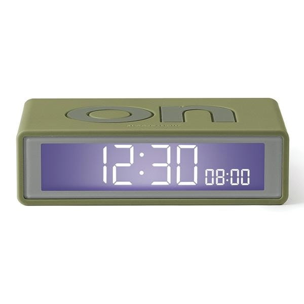 Lexon Flip+ budzik elektroniczny na baterie, naturalhomedecor