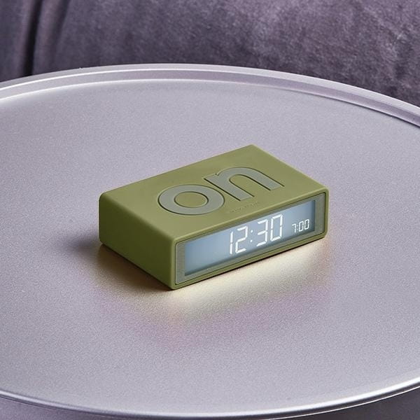 Lexon Flip+ Travel budzik na baterie, sklep natural home decor