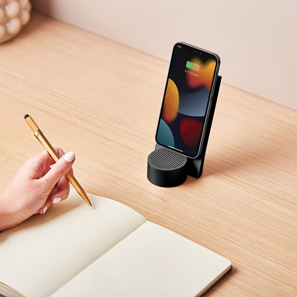 Lexon City Energy Pro Ładowarka indukcyjna 10W z głośnikiem bluetooth, sklep natural home decor