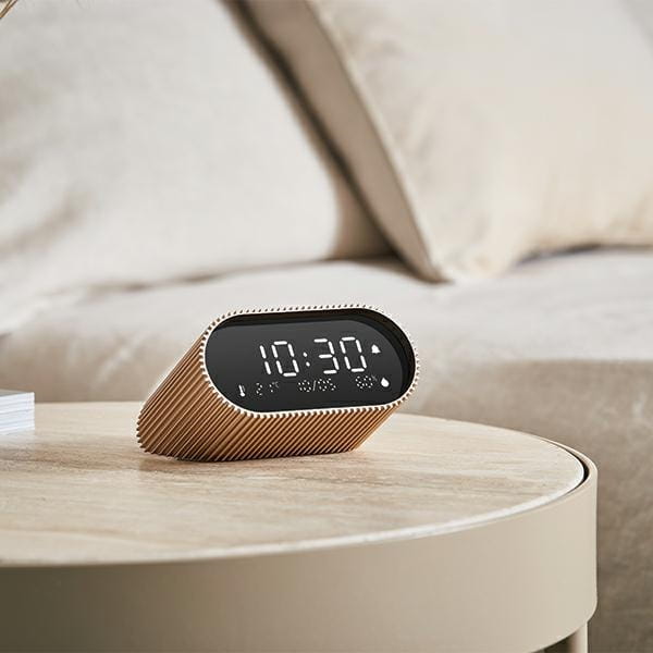 budzik z termometrem Ray Clock Lexon, sklep natural home decor