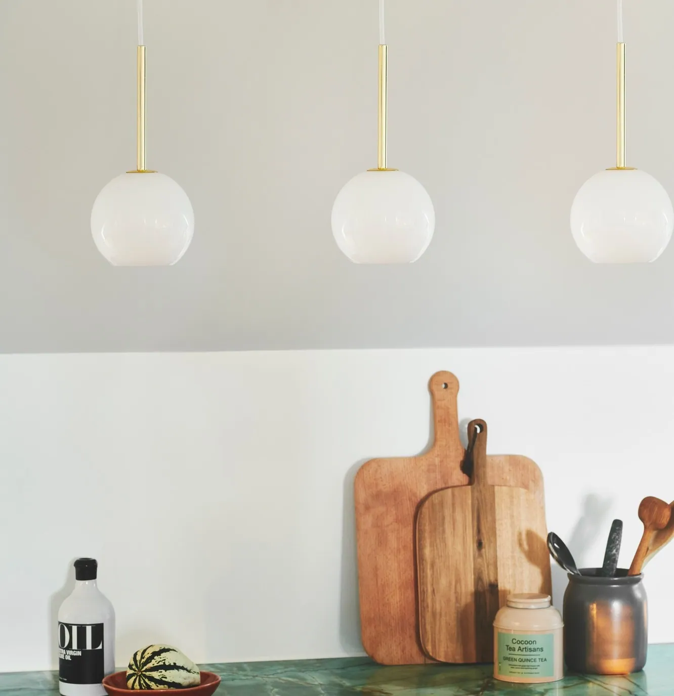 lampa wisząca szklana kula, Nordlux, Natural Home Decor
