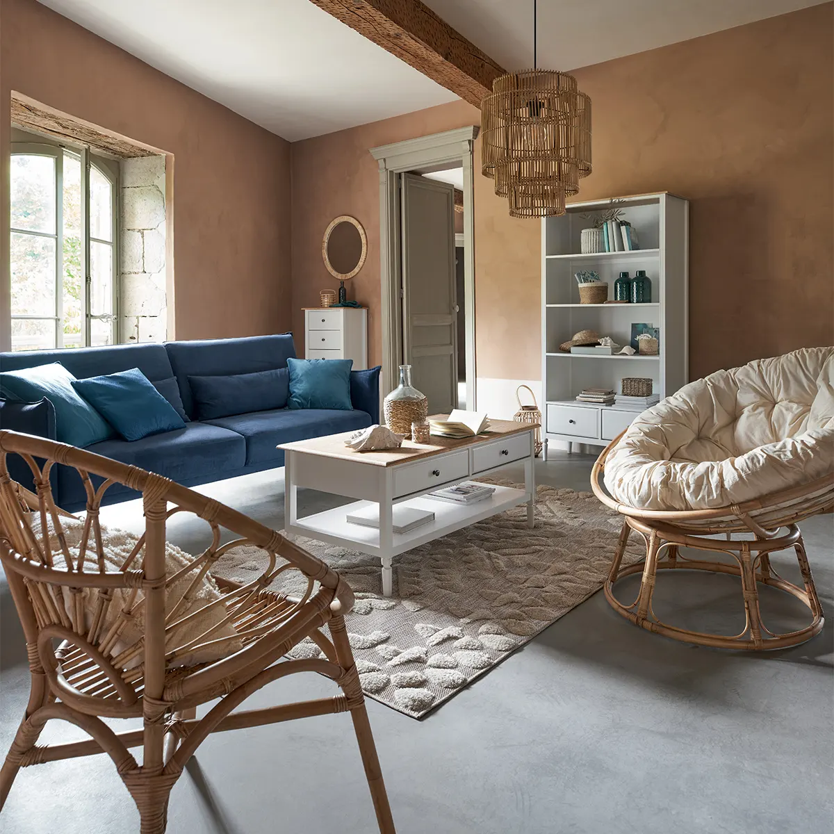fotel rattanowy, Natural Home Decor Sika Design