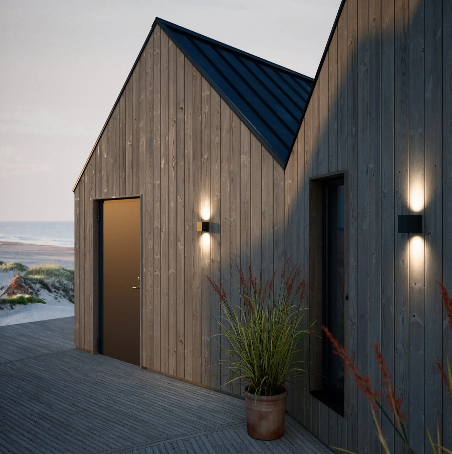 Kinkiet zewnętrzny led, Nordlux Natural Home Decor