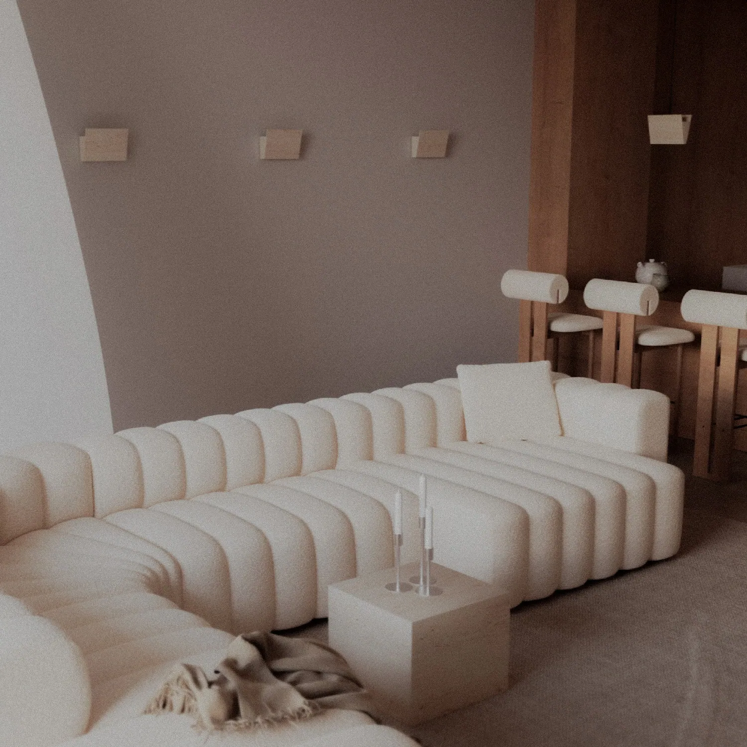 designerska lampa wisząca Norr11 Gallery, natural home decor