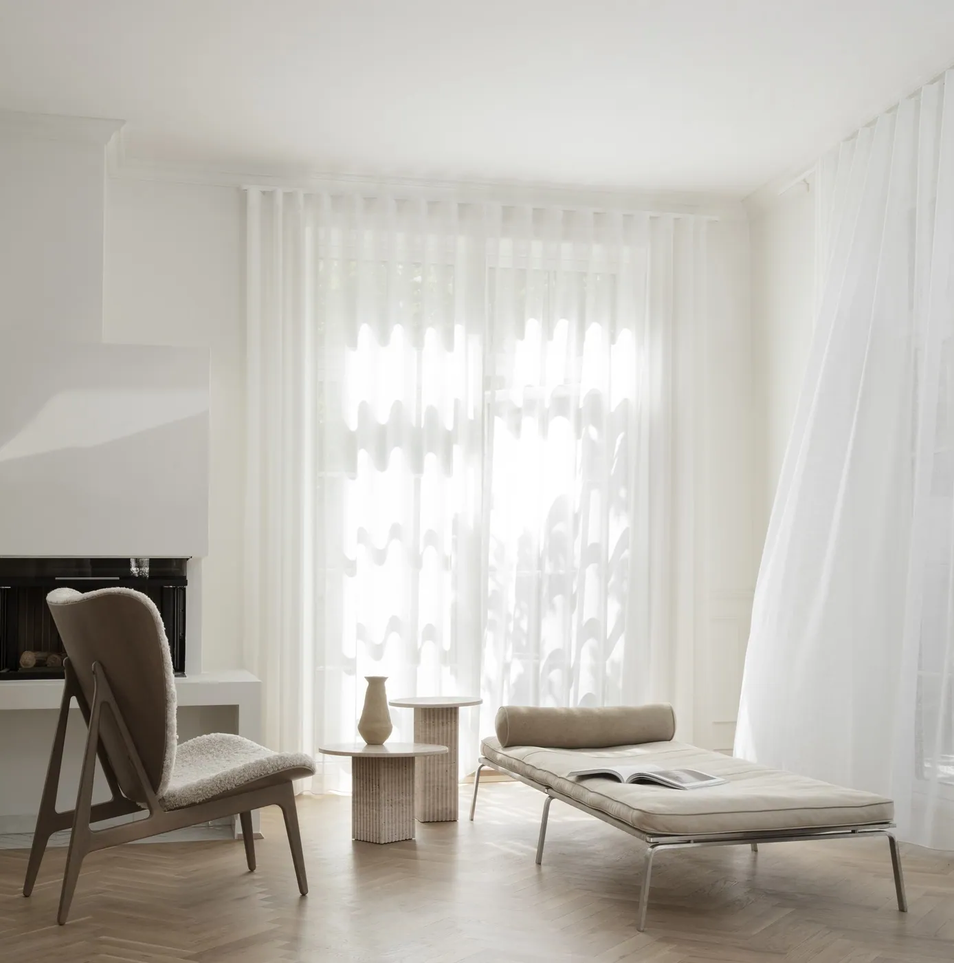 stolik kawowy z trawertynu, Norr11 soho, naturalhomedecor