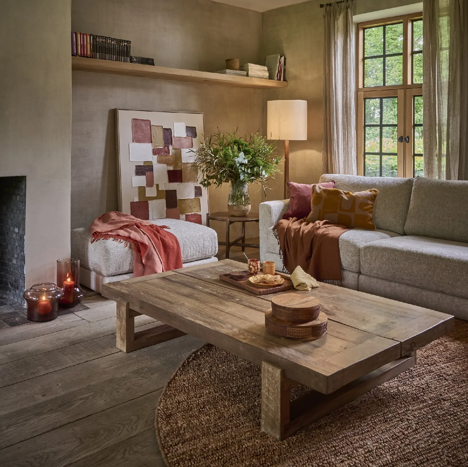 bardzo duży obraz na ścianę Vicenza Pomax, Natural Home Decor