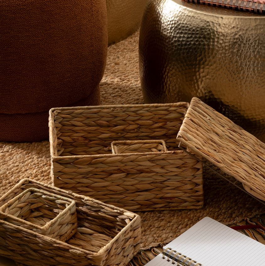 koszyki do przechowywania plecione, Natural Home Decor