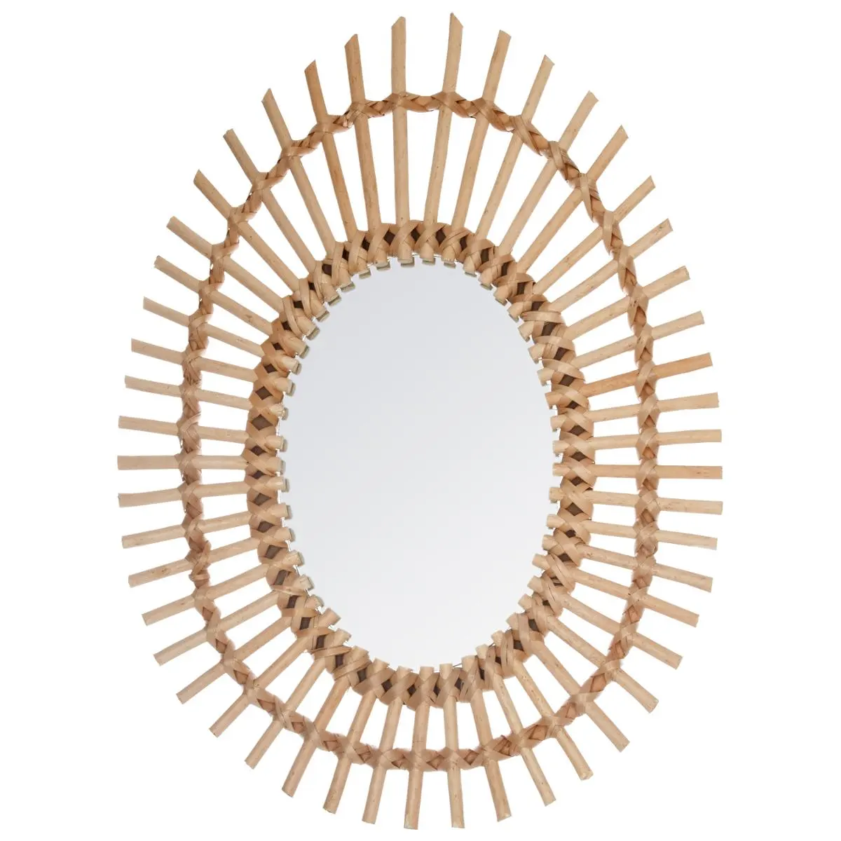 Lustro dekoracyjne owalne, Natural Home Decor Bazar Bizar