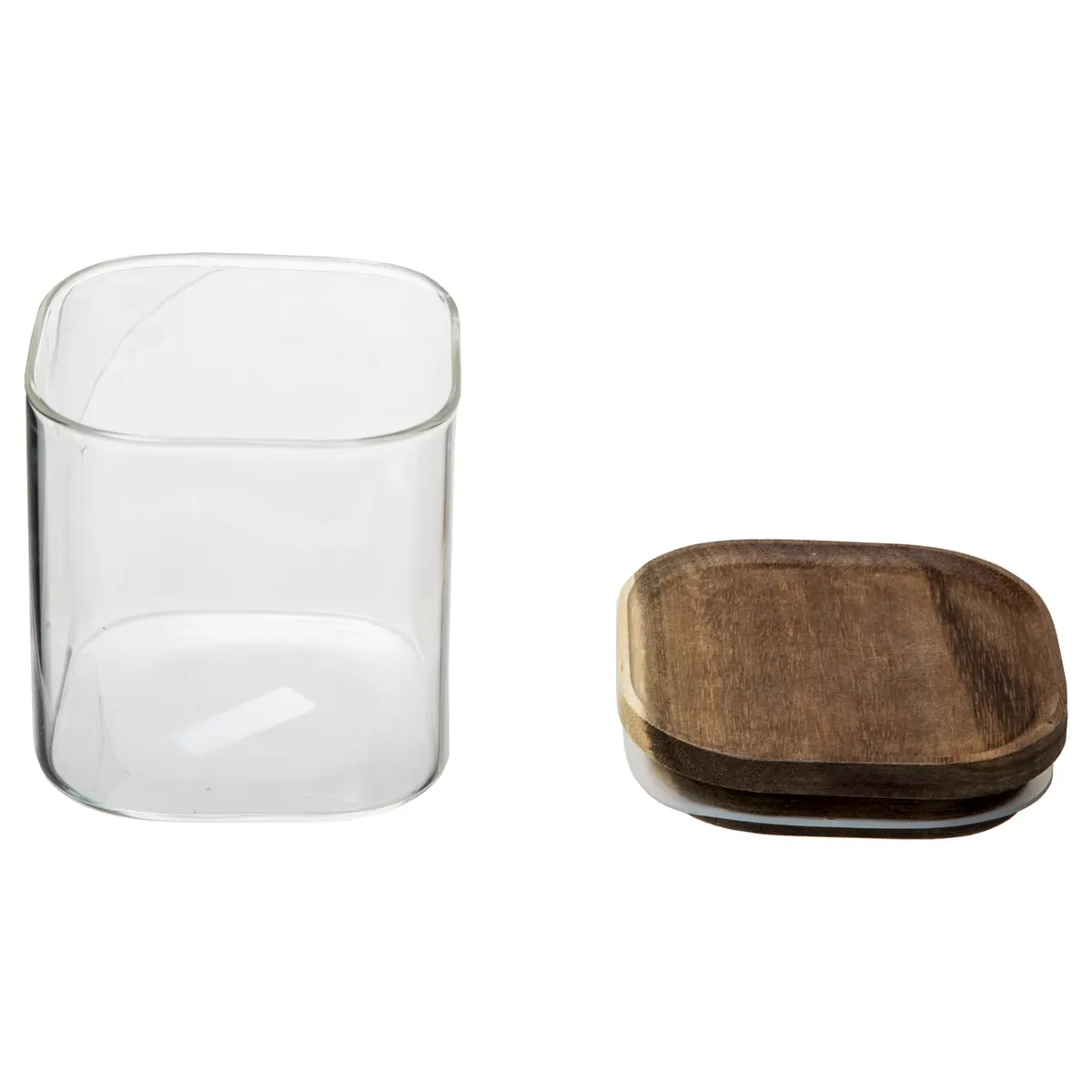 szklany pojemnik na żywność, natural home decor