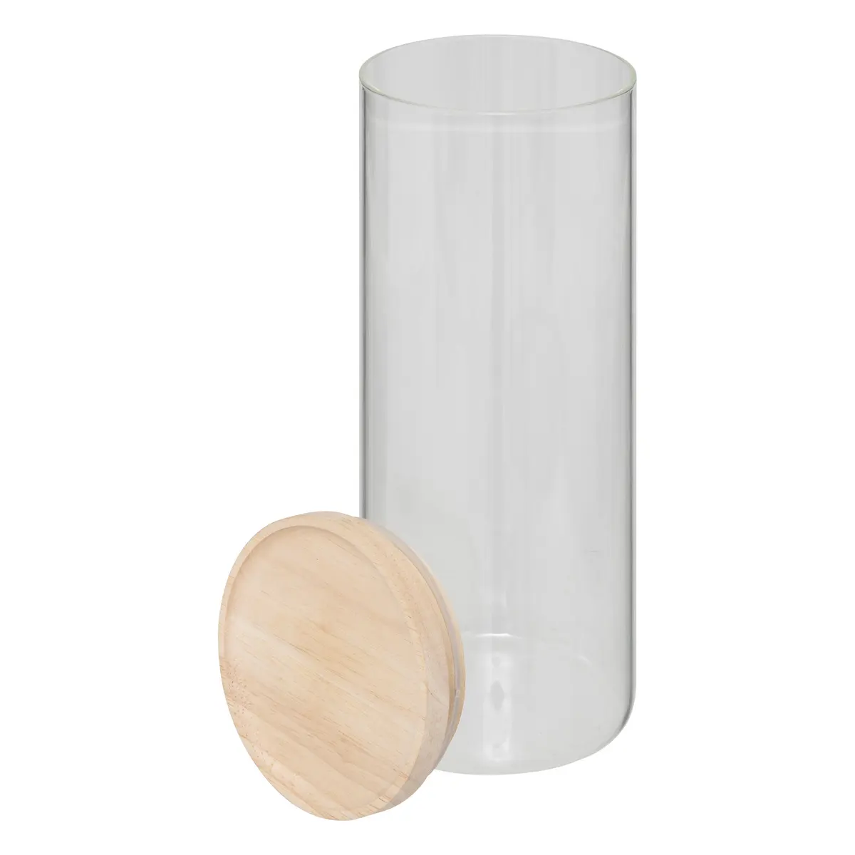 szklany pojemnik na żywność, natural home decor