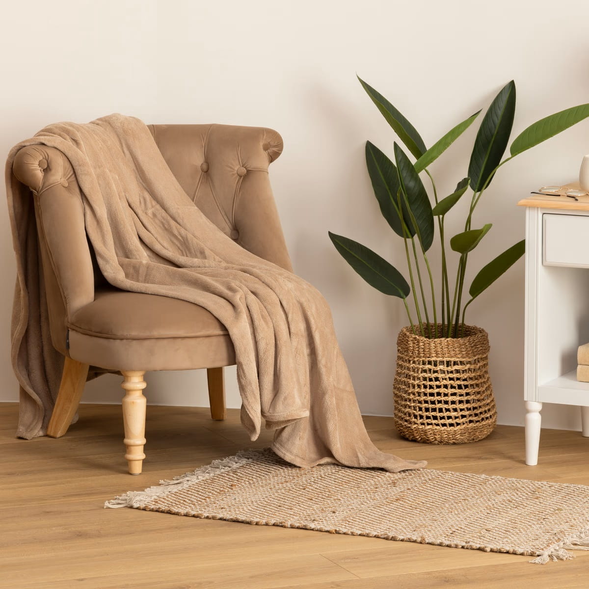 Pled na łóżko pled na sofę, Natural Home Decor