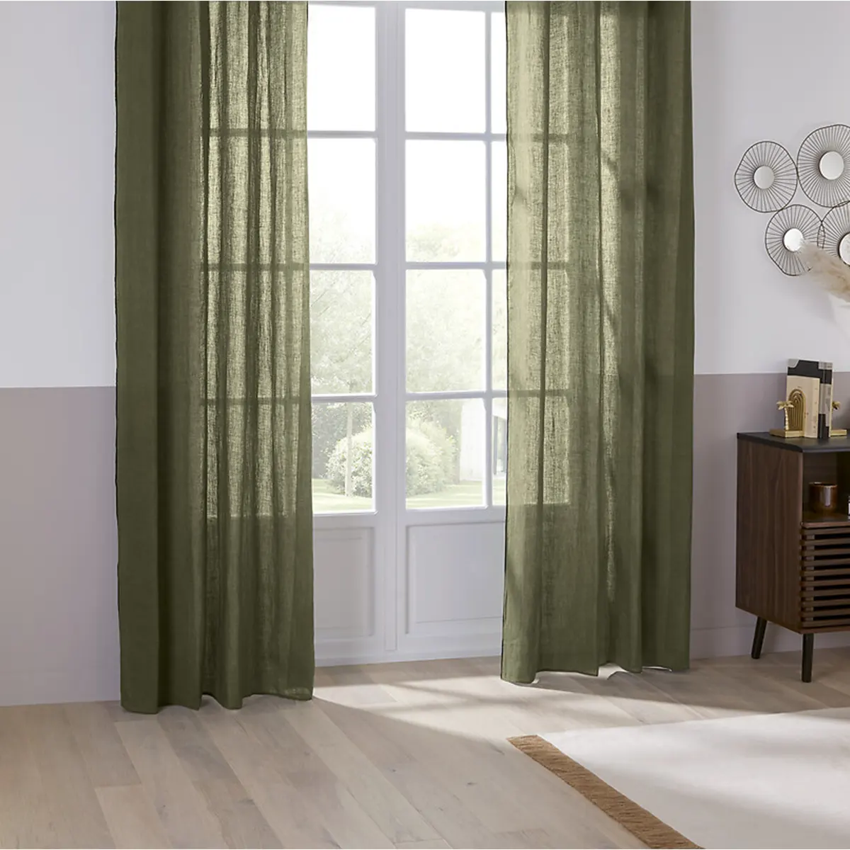 Atmosphera zasłona na przelotkach, natural home decor