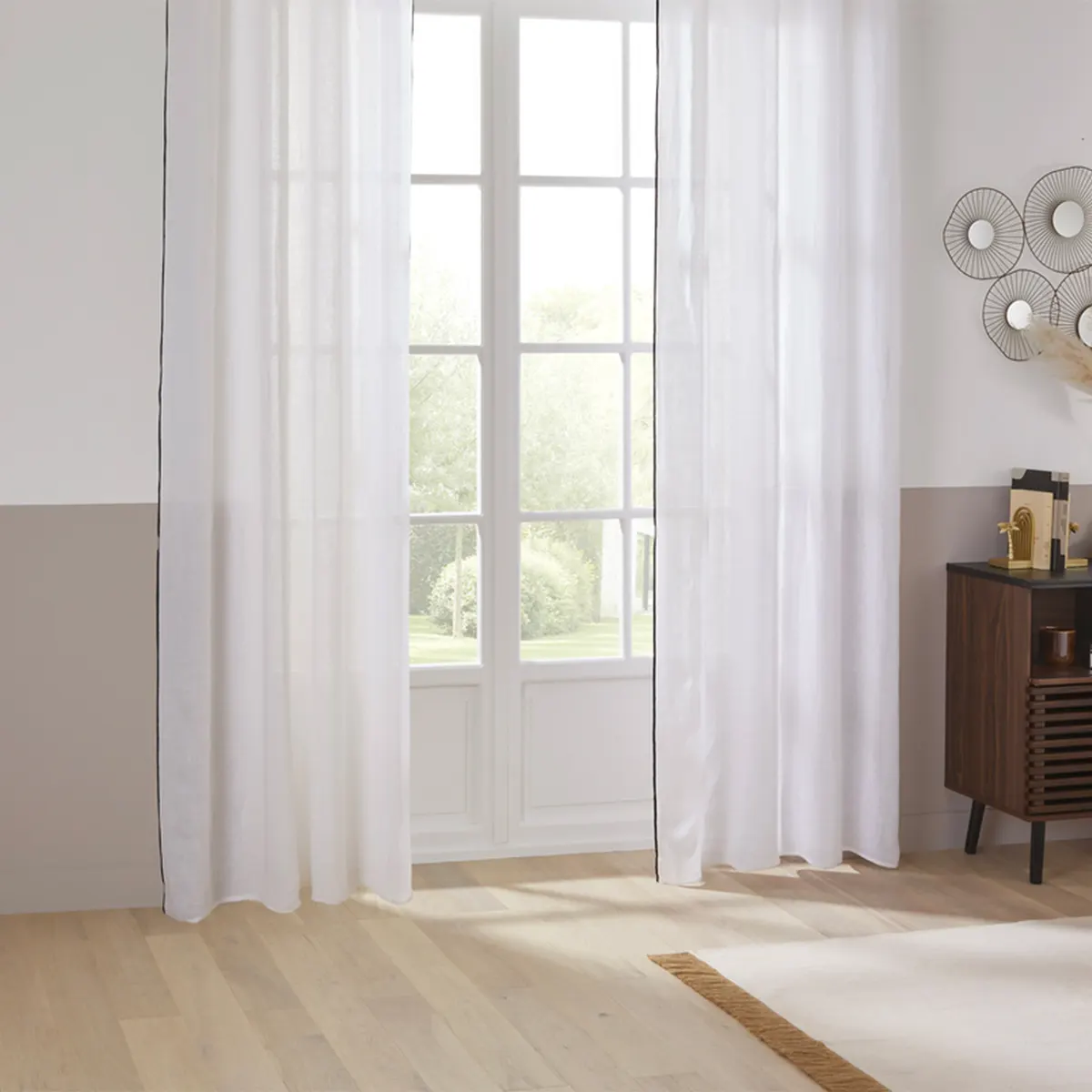 Atmosphera zasłona na przelotkach, natural home decor