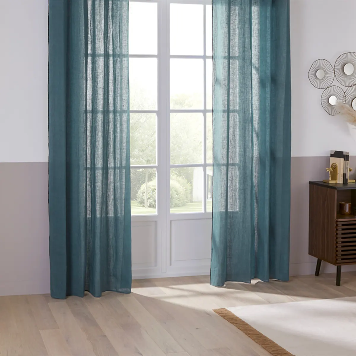 Atmosphera zasłona na przelotkach, natural home decor