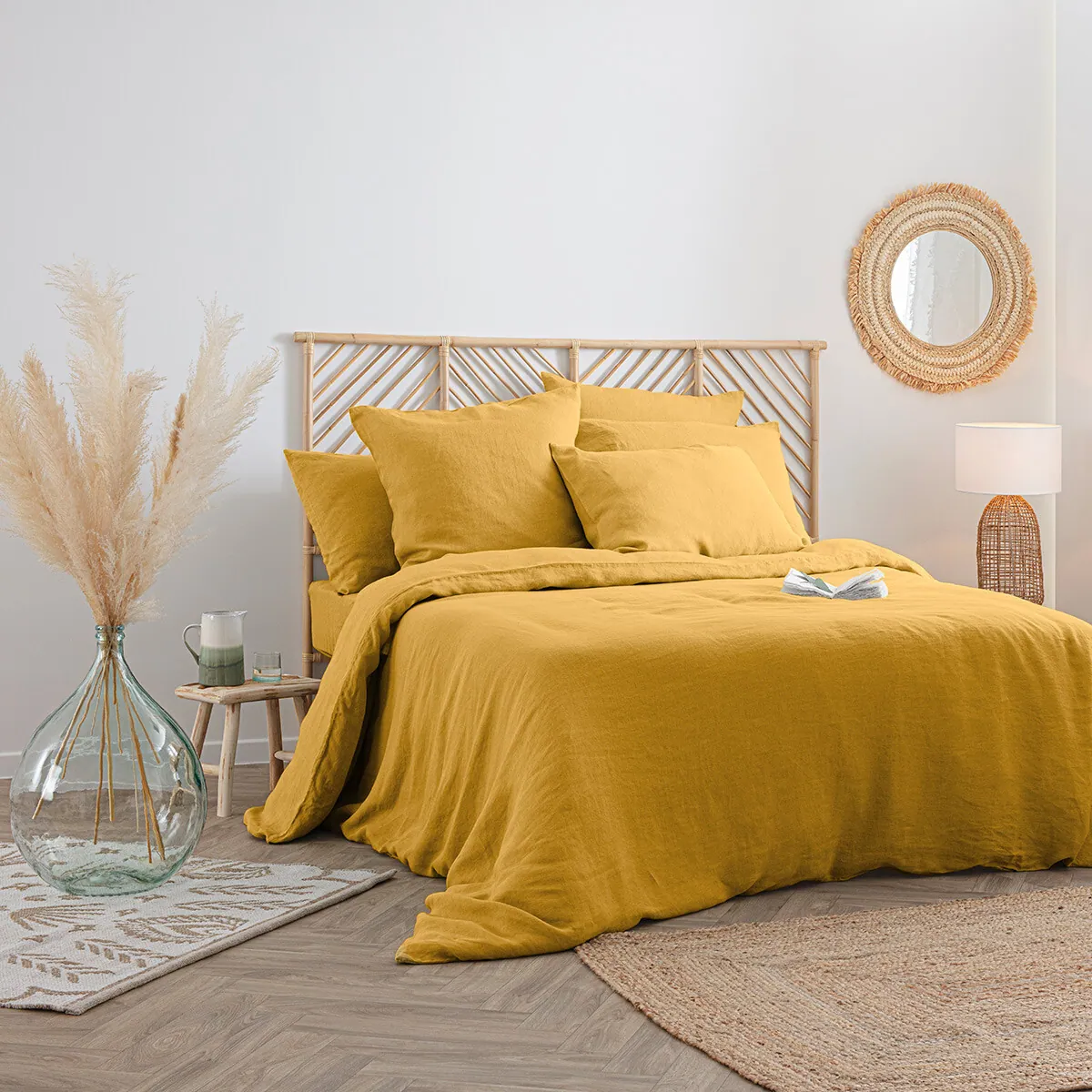 Atmosphera Linah pościel lniana, natural home decor