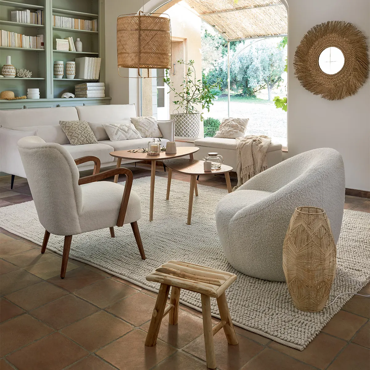 stoliki kawowe wsuwane, natural home decor