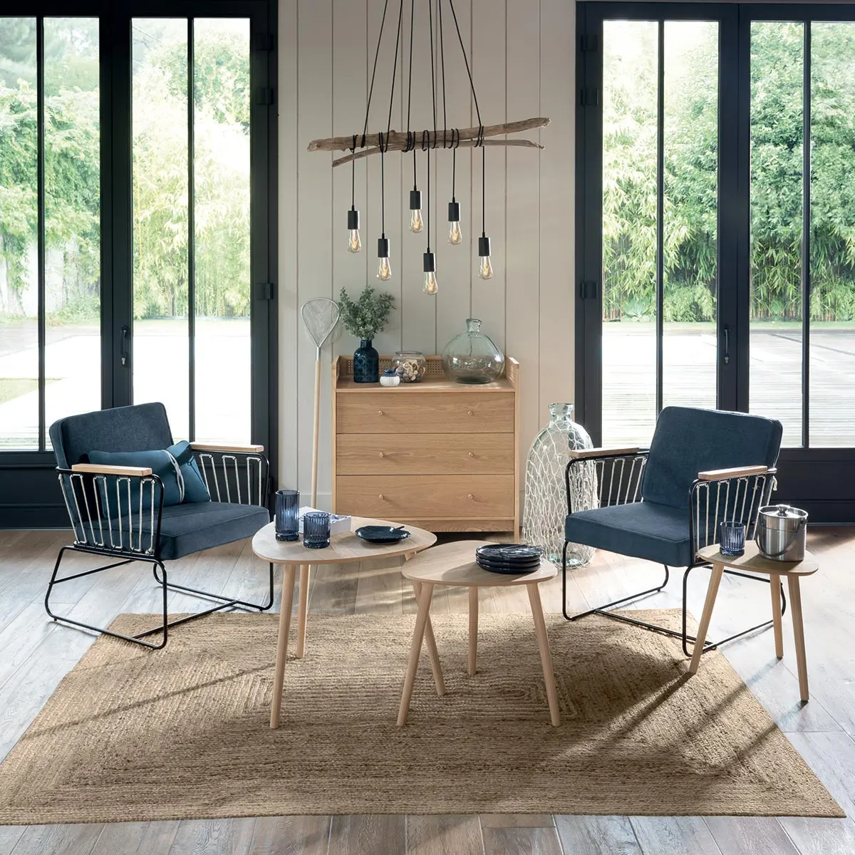 stoliki kawowe wsuwane, natural home decor