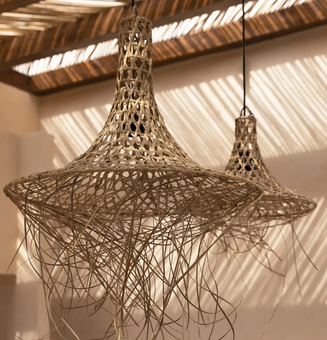 abażur rattanowy, Naturalhomedecor