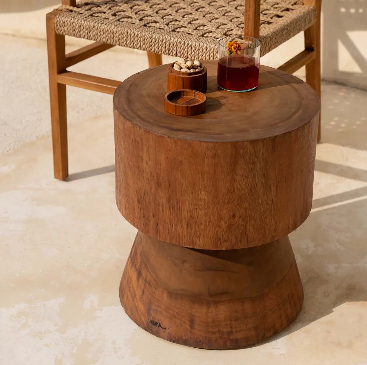 stolik kawowy drewniany Natural Home Decor