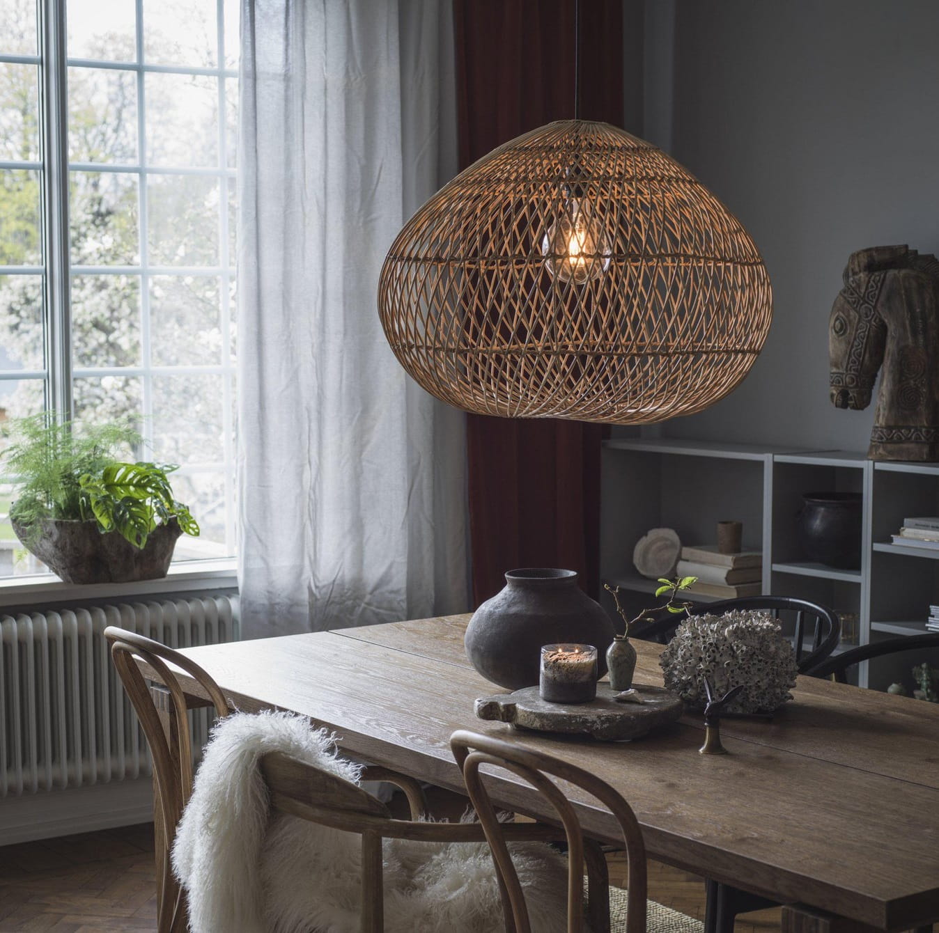 Karen PR Home, abażur do lampy wiszącej, sklep natural home decor