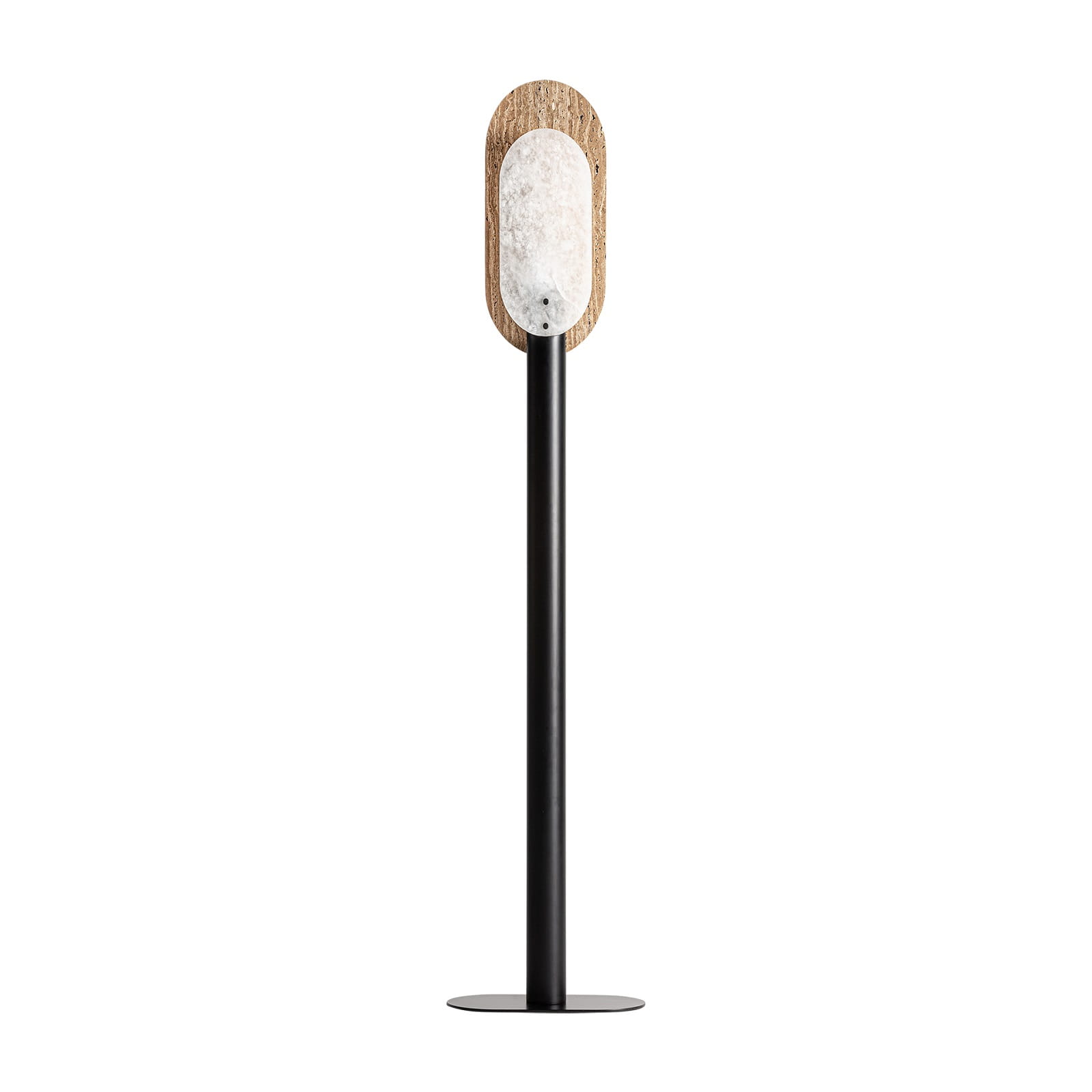lampa podłogowa z trawertynu marmuru Vical, naturalhomedecor