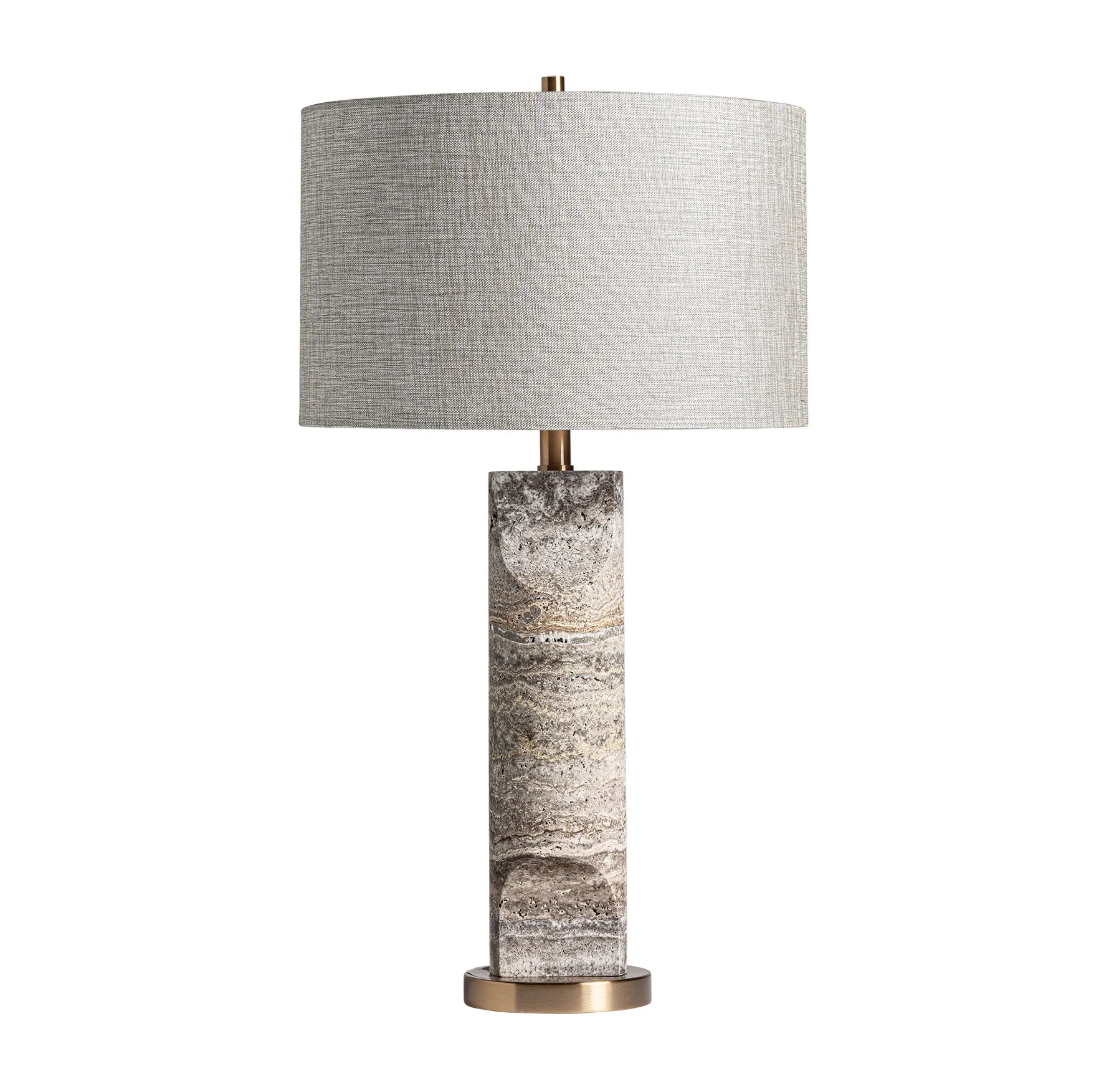 lampa z trawertynu Vical, naturalhomedecor