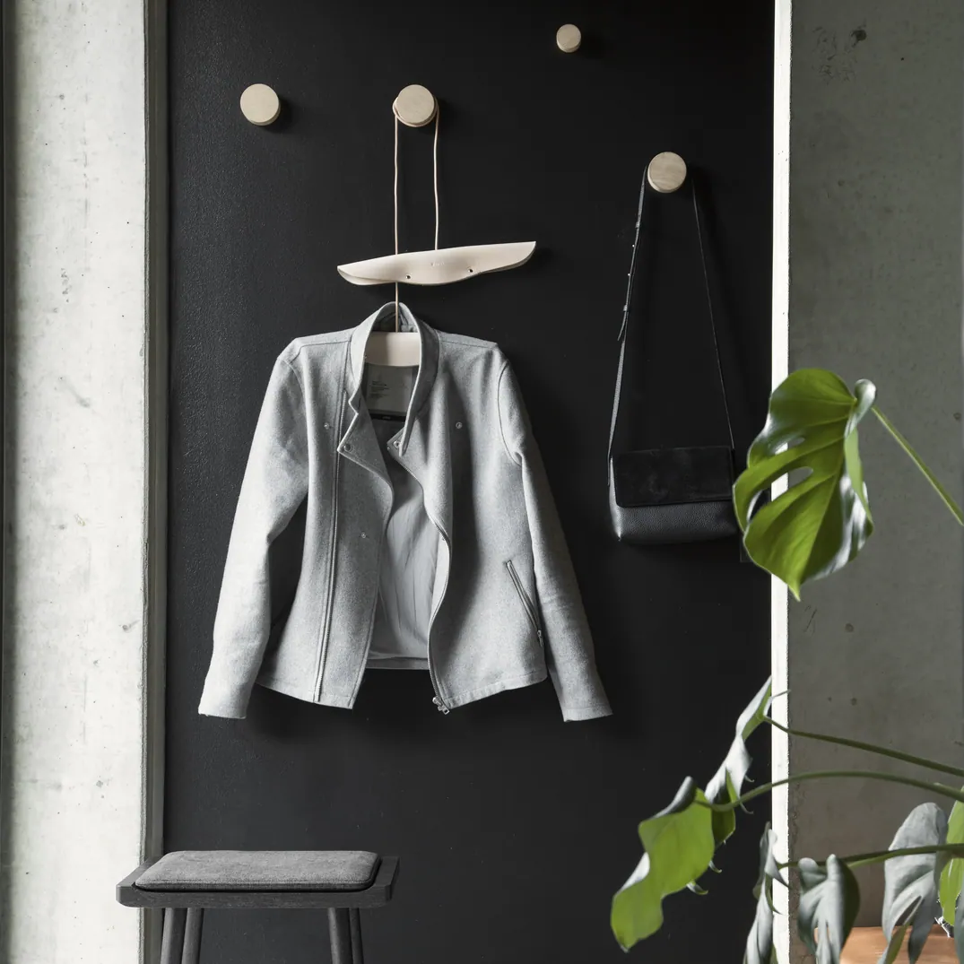 wieszak ścienny pojedynczy, Ekta Living, Natural Home Decor