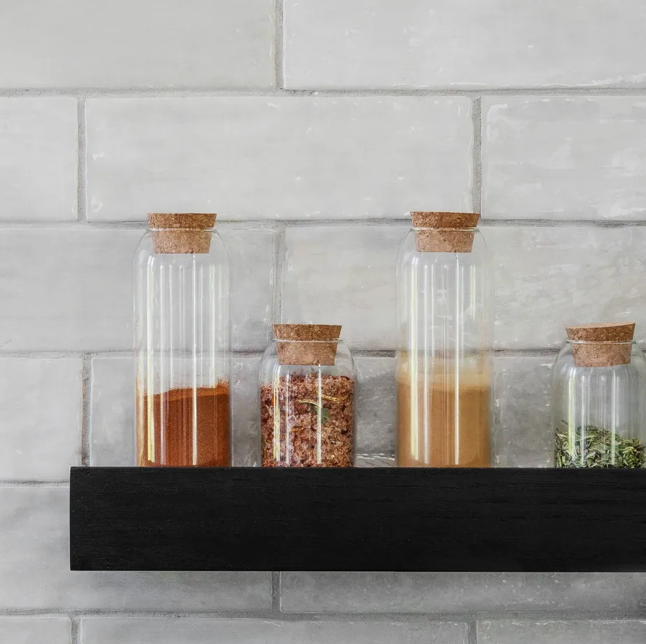 pojemniki szklane na przyprawy Ekta Living, Natural Home Decor